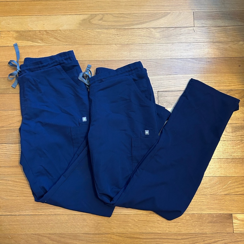 Navy blue Yola Figs bottoms (two pair-S)